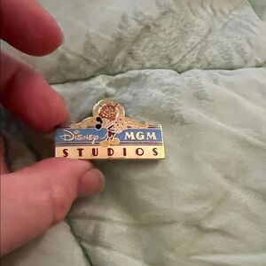 Disney MGM Studios Gold and Blue Pin